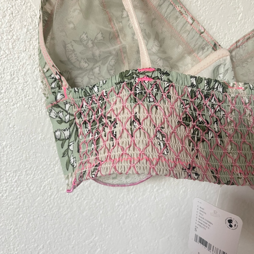 NWT Free People Intimately Salty Sweet Bralette Sage Combo - Picture 5 of 12